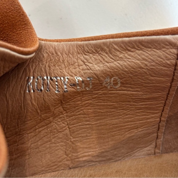 DJANGO & JULIETTE Sz 40 Kotty Leatherr Lace Up Pointy Toe Flats Loafers NEW - Picture 9 of 10